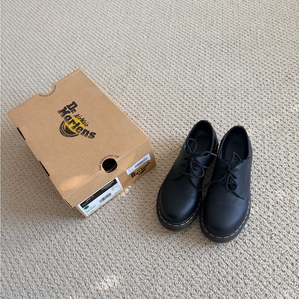 Dr. Martens Black Leather Oxfords